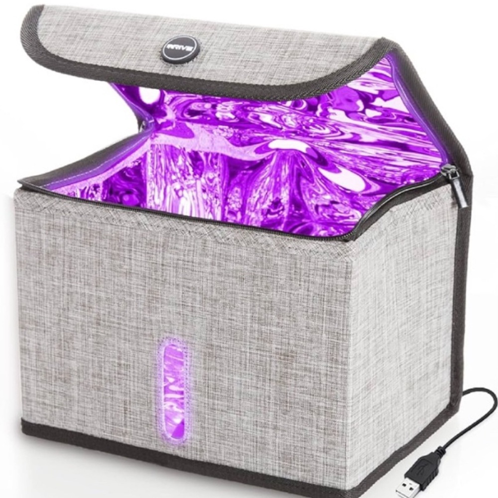 Cold & Flu Season is here!!! 
Large Portable UV Light Sanitizer Box!